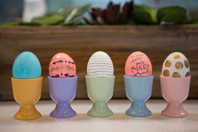 egg coloring and the Easter pageant