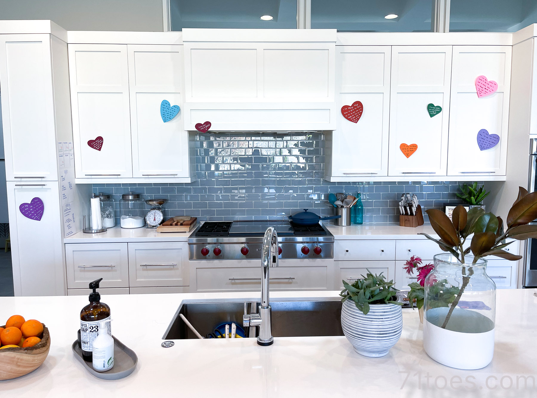 adding our traditional Valentine’s love to the kitchen