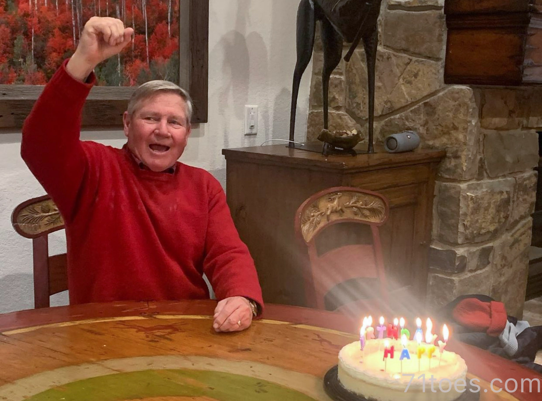 an 80th birthday for a man full of light