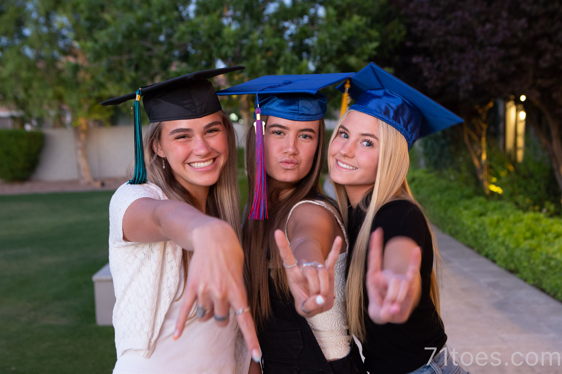 celebrating three graduating seniors who happen to be cousins