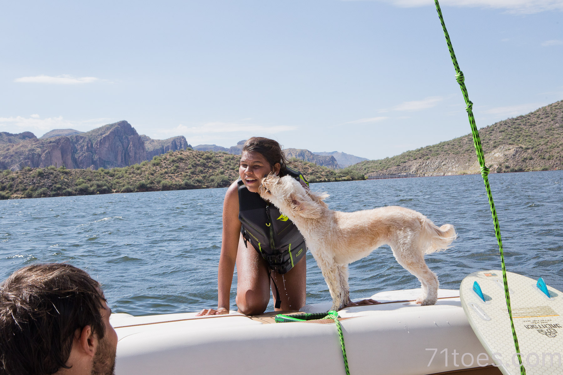 what happens when you bring your dog to the lake…