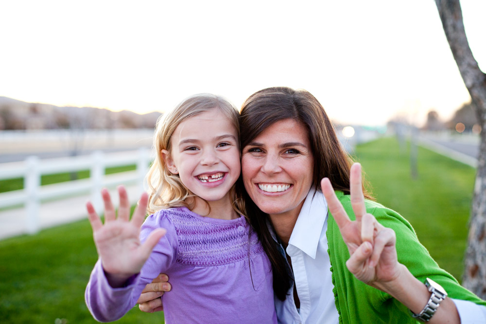 mom and daughter hugging, 7 ideas for connecting with kids