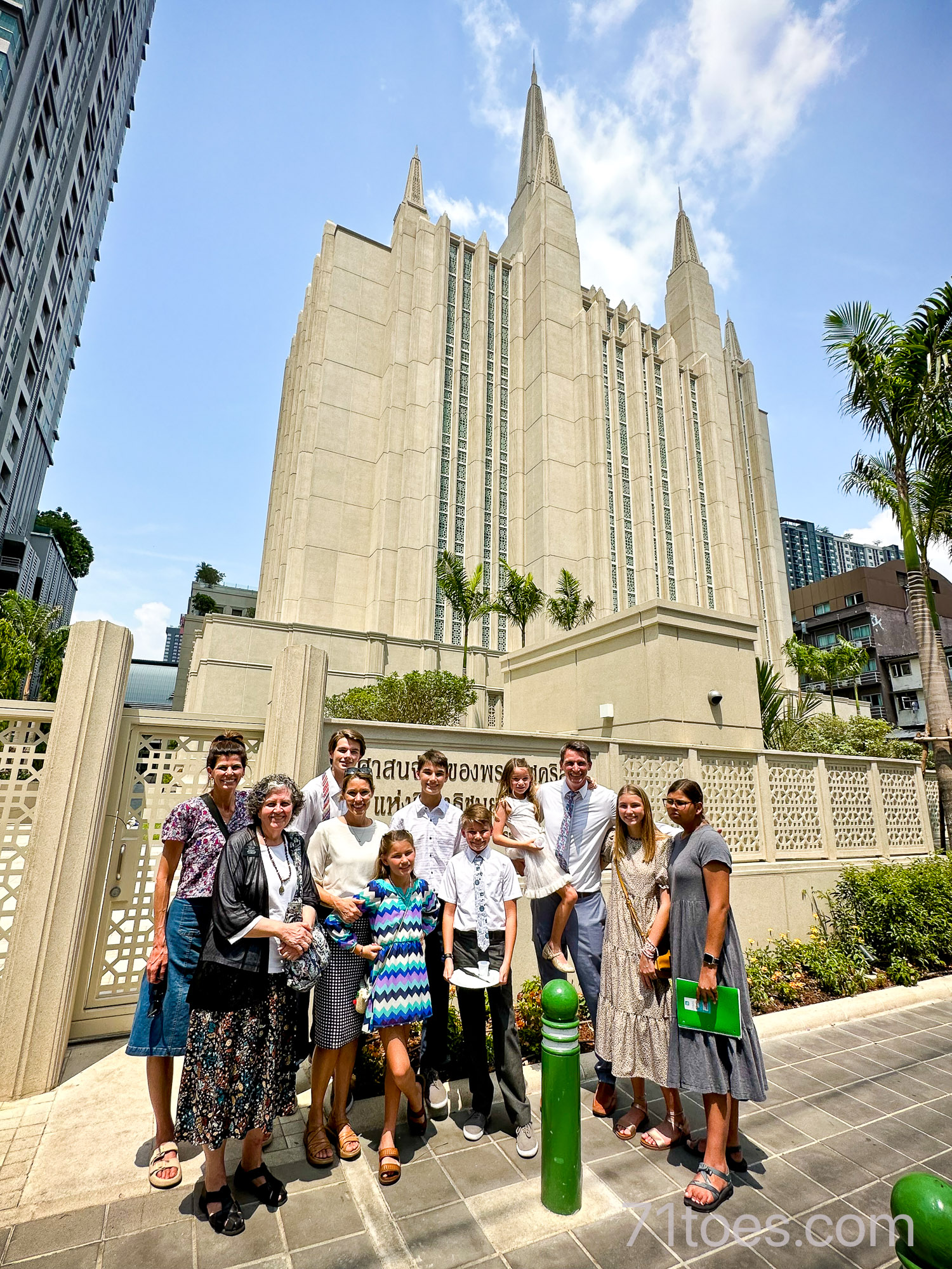 the LDS temple in Bangkok