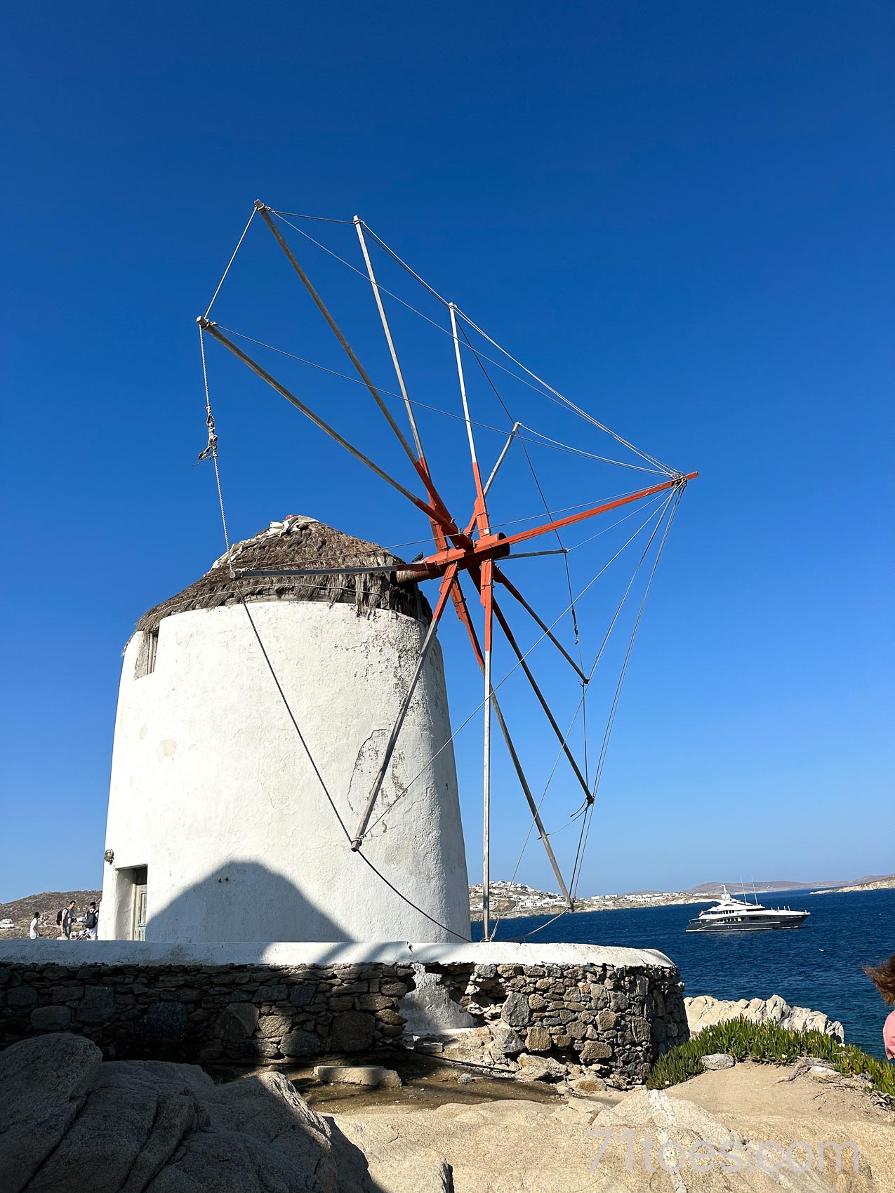 Famous Mykonos windmills