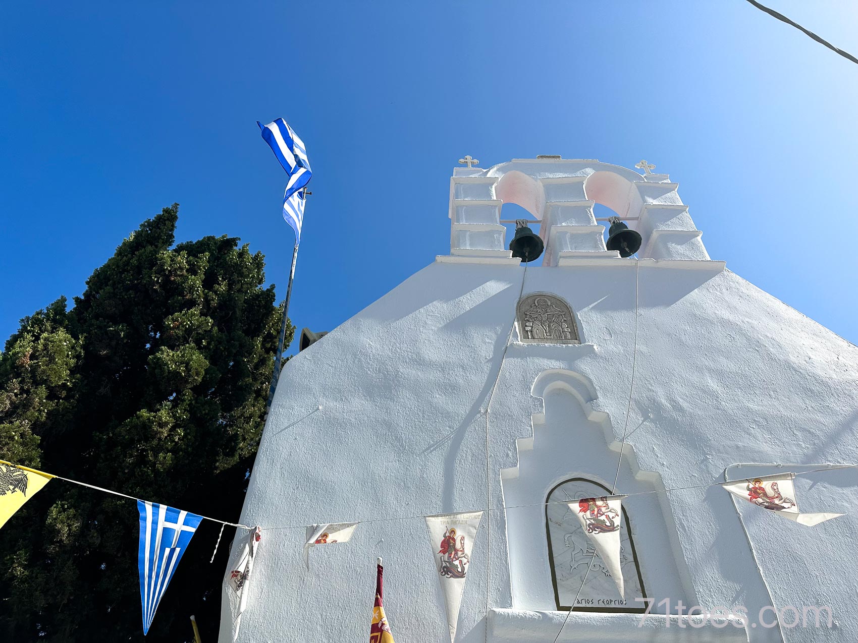 A beautiful church in Mykonos