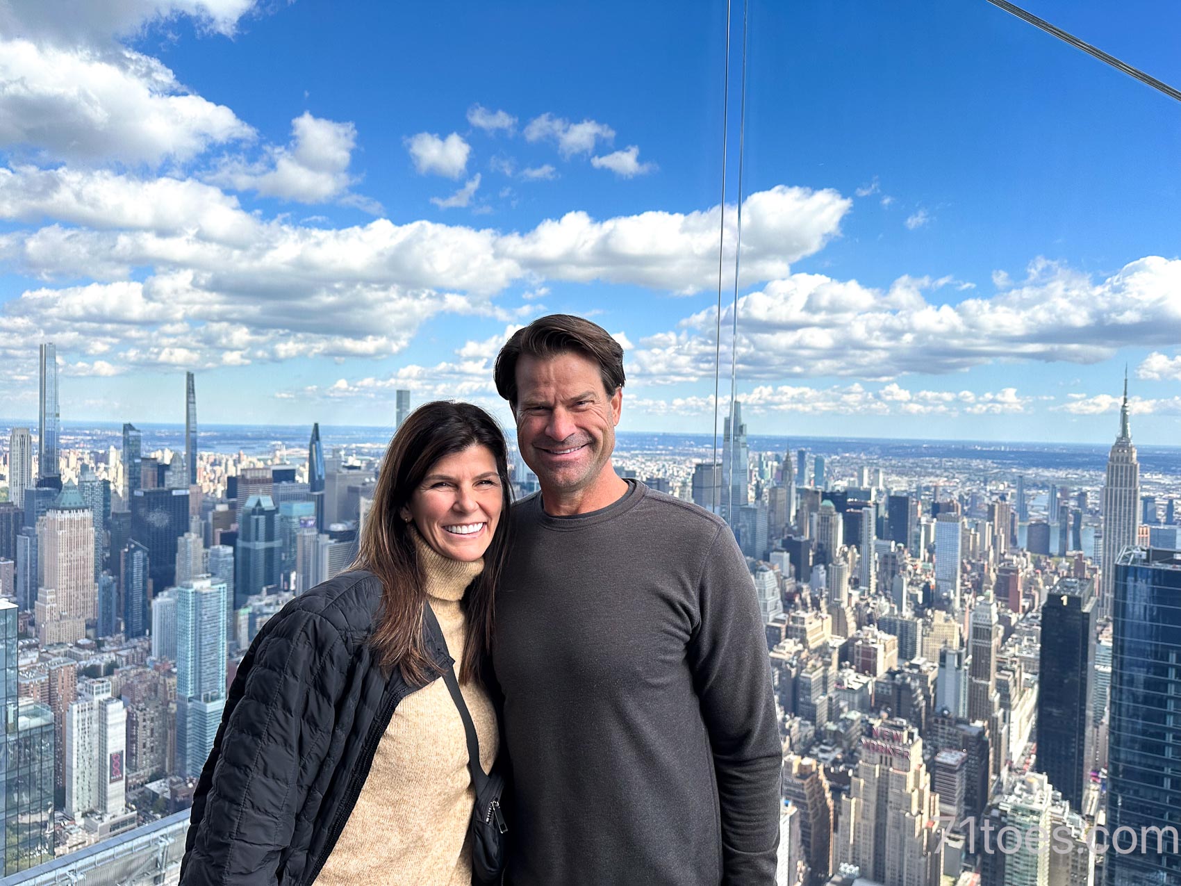 Shawni and Dave on "The Edge" in New York City