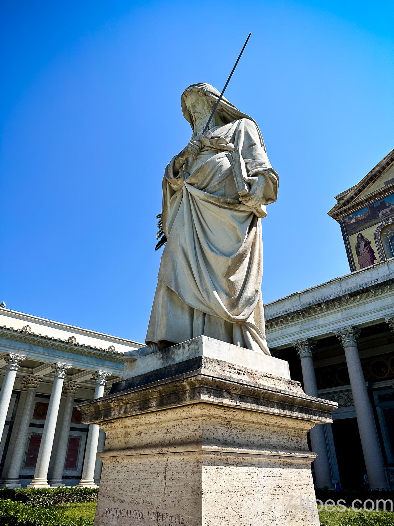 a statue of St. Paul
